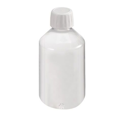 Flacone PET trasparente - 100 mL tappo con anello DIN 28,