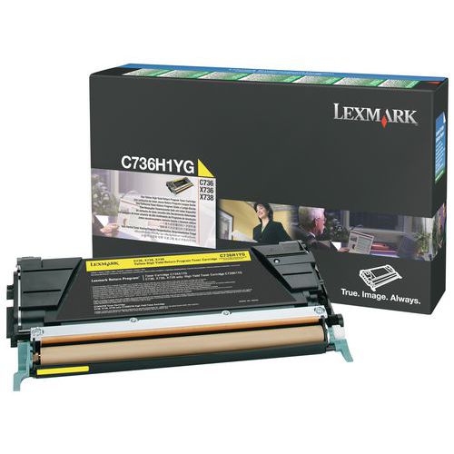 Toner - C736 - Giallo - Lexmark,
