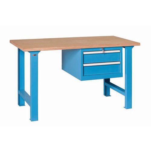 Banco da Lavoro 2 cassetti H150 portata 400kg,