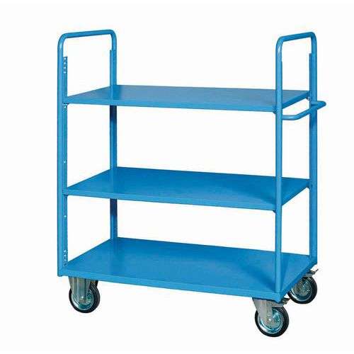 Carrello con 2 sponde portata max. 300kg,