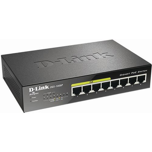 Switch D-Link a 8 porte DGS-1008P