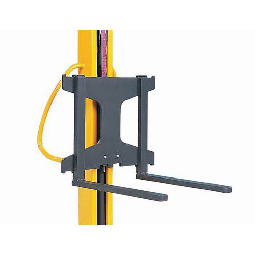 FORCHE A SCARTAMENTO REGOLABILE P=500 KG PER KLEOS 500,