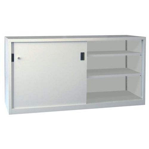 armadio porta scorrevole L 180 x H 105 grigio chiaro,