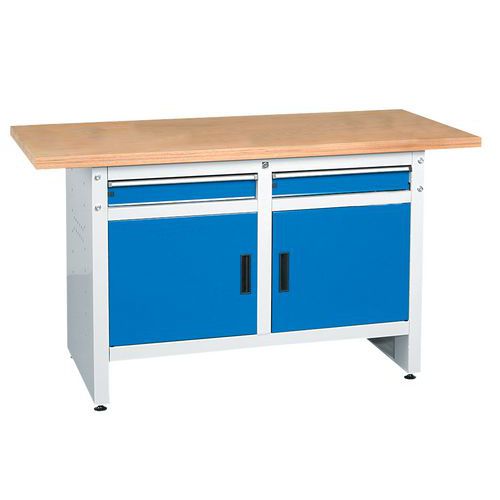 Banco Metec 150 Faggio Multistrato Prof: 70cm,