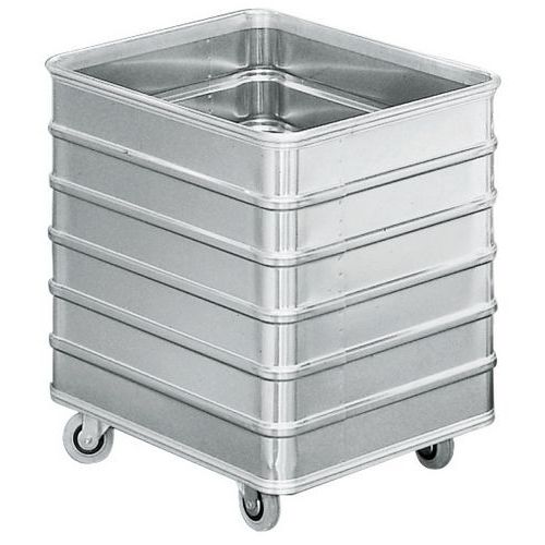 Carrello Con Sponde In Alluminio H Tot:772,