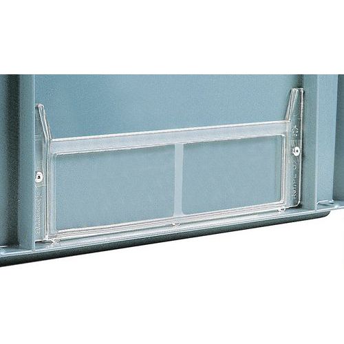 PORTAETICHETTE PER RIVETTATURA ETICHETTA 106X5 7 + 112X57,