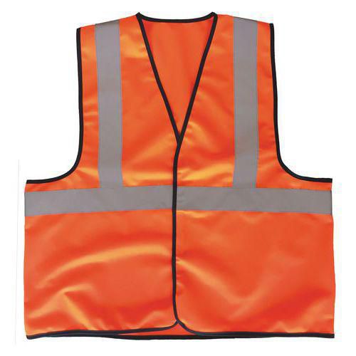 Gilet alta visibilità arancione taglia XL - Manutan,