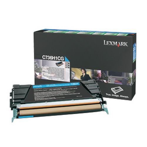 Toner - C736 - Ciano - Lexmark,