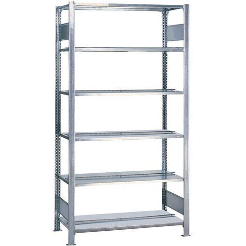 Scaffalatura di partenza 1 lato Aristo-Clip 2000x300x1300 zincata,