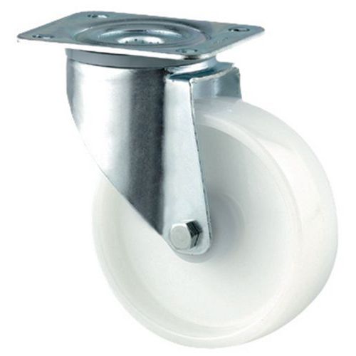 Ruota Girevole Con Base H :128, cerchiatura,