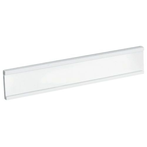 Portaetichetta autoadesivo 80 x 15 mm,