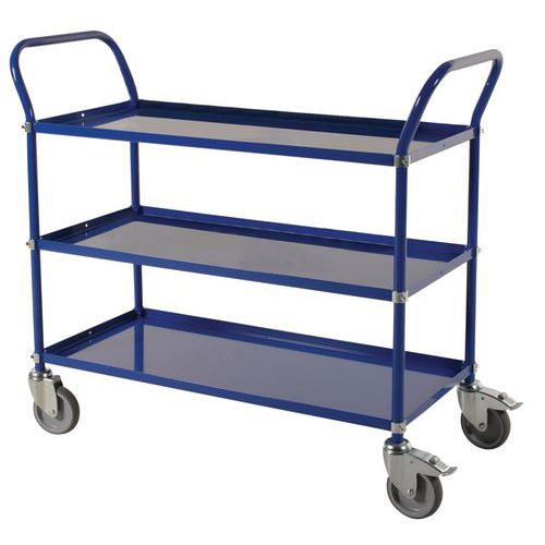 Carrello 3 Ripiani Portata 250Kg 1070X450X940 mm,