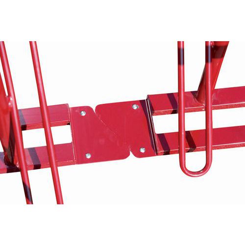 Portabiciclette Tokyo Con Supporto Colore Rosso,