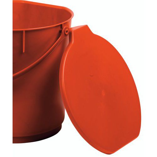 Coperchio Per Secchio In Polipropilene rosso,