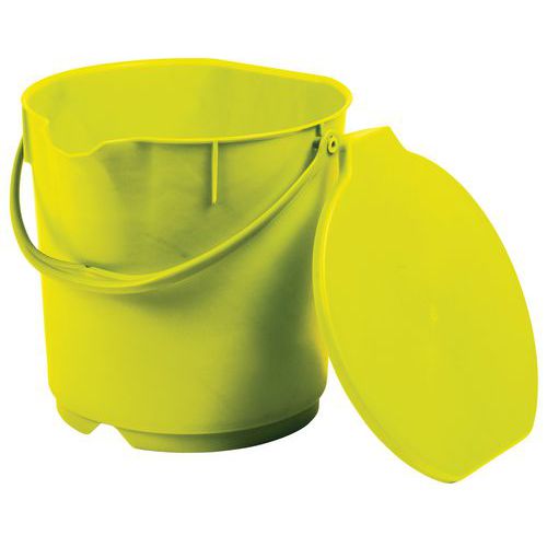 Secchio In Polipropilene, Capacità 15 L giallo,