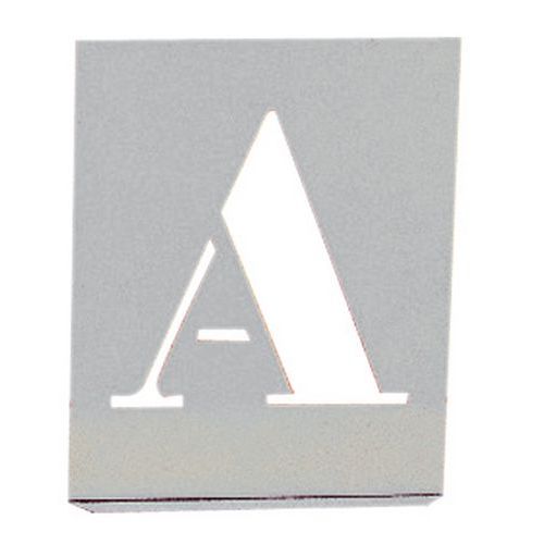Alfabeto 26 Lettere Maiuscole - Carattere H 60Mm - Allu,