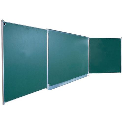 QUADRO TRIPTICO SMALTO VERDE 90x120,