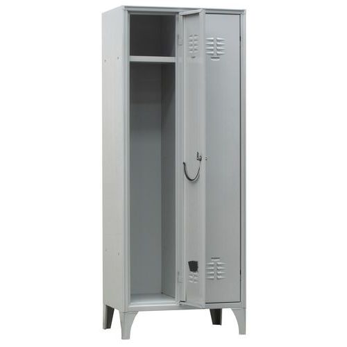 Spogliatoio Trad. 2 colonne70X35X180 grigio,