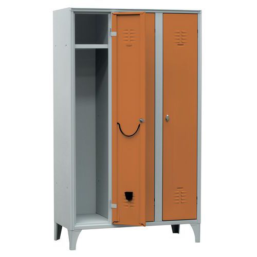 Spogliatoio trad. 3 colonne105X35X180arancio,