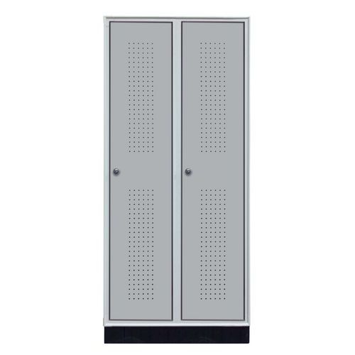 Spogl. Zoccolino plast. 2 col.80x50x180grigio,