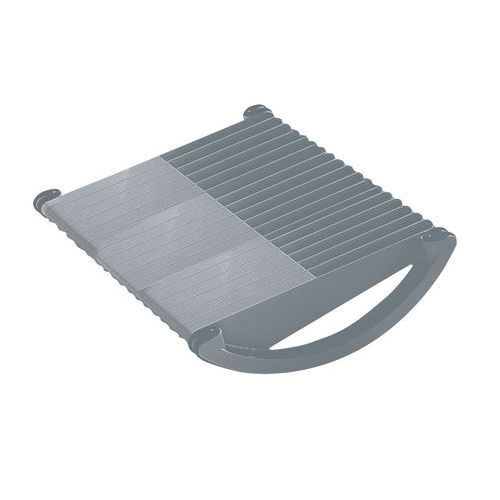 1 Appoggiapiedi Recto Verso Grigio 48,5X10X34,5,