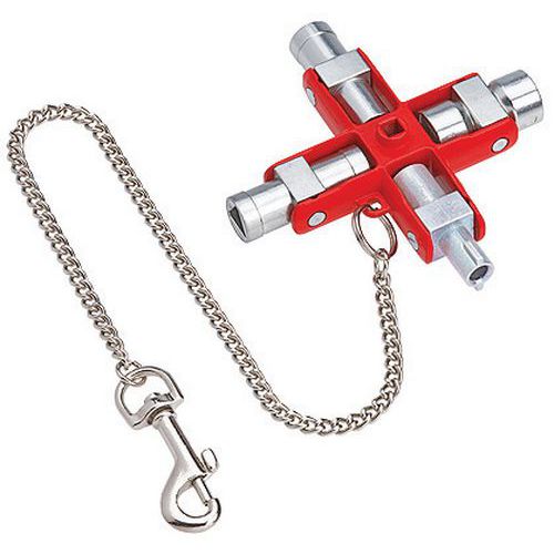 Chiave universale per quadri e sistemi di chiusura 90mm,