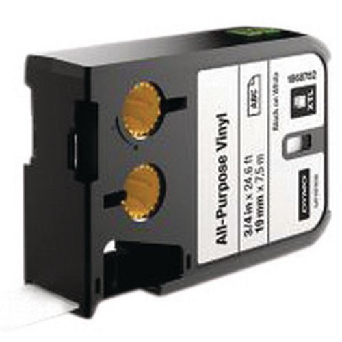 Nastro multifunzione in vinile 19 mm Nero/bianco,