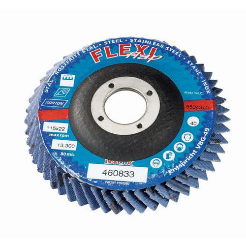 Dischi Lamellari Flexi D115 mm R 822 Grana 60 822 Gr 60,