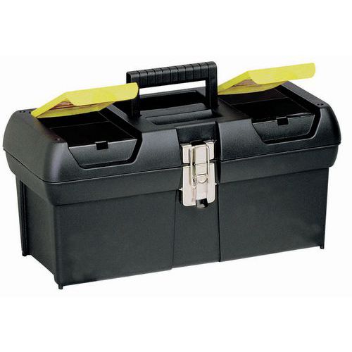 Stanley Nero Cassetta Degli Attrezzi, Toolbox Millenium31.8x17.8x13cm12.5z (1 Pezzo) - Immagine 3