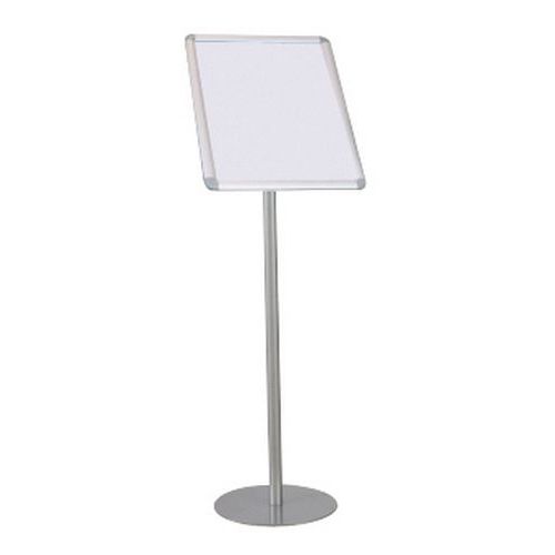 supporto per informazioni Twin A3 color argento,