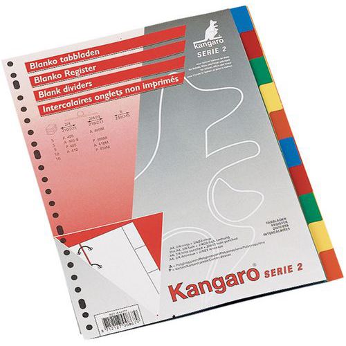 Separatore In Polipropilene Colorato N.Divi:10,