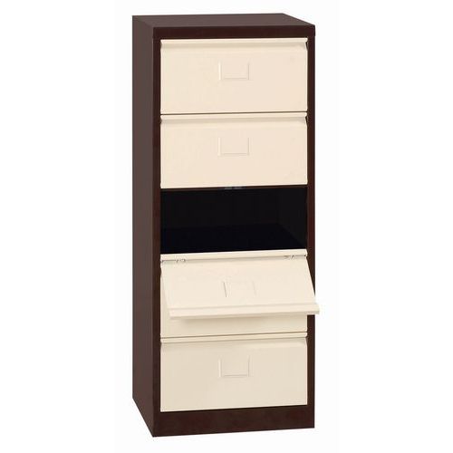 Colonne Con Sportelli Marrone/Beige Hx Lxp:103,5X41,