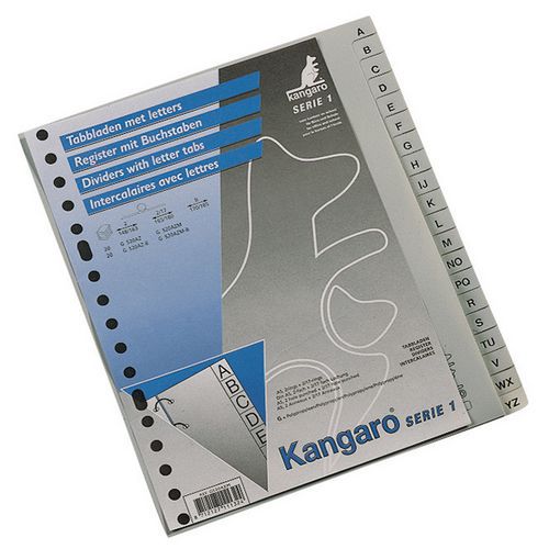 Separatore Indice Alfabetico N.Divi:20 Per A4,