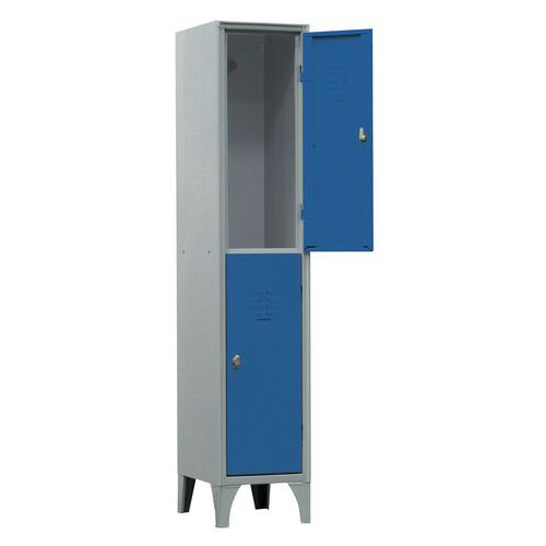 Spogl. 2 scomp. 1 col. Piedini35X50X180blu,