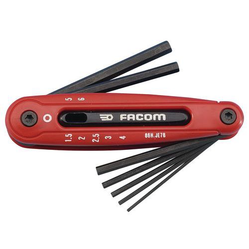 Set Di Chiavi Maschio Esagonal i Tag:1,5-2-2 N .Chiav:7,