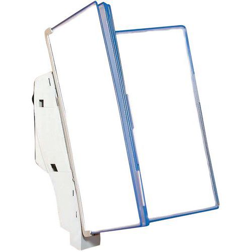 Supporto a parete Tarifold T-Office blu 10 buste A4,