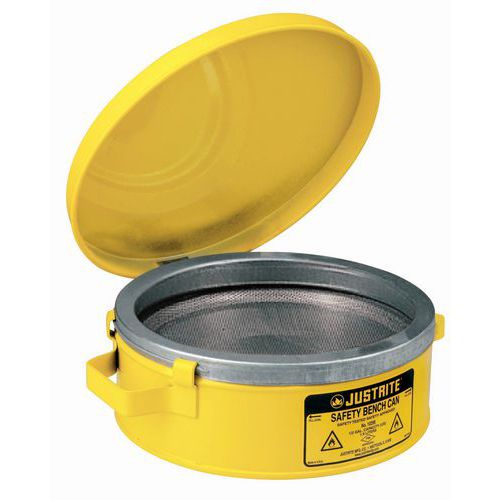 BIDONE DI SICUREZZA DA BANCO DA 7,5 L,