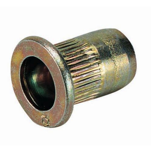 lotto Di 100 dadi Per Inca testa piatta acciaio M6,