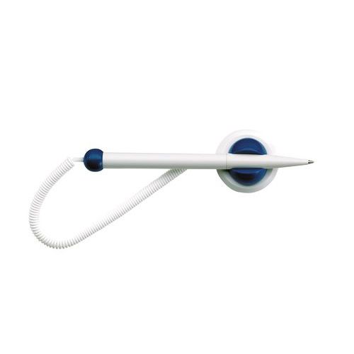 Penna a sfera KLICK-FIX blu,