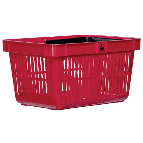 Cestino rosso 27 litri L 475 x P 325 x A 250 mm,