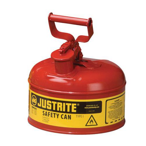 Bidone Di Sicurezza Inox H Tot:279 mm Danger_Toxic:ou,