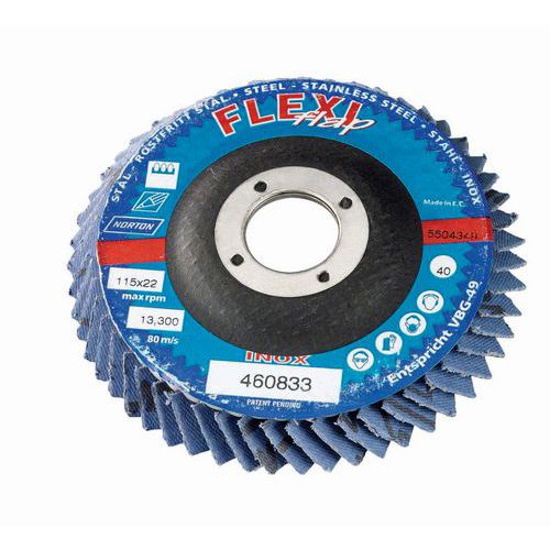 Dischi Lamellari Flexi D115 mm R 822 Grana 40 822 Gr 40,