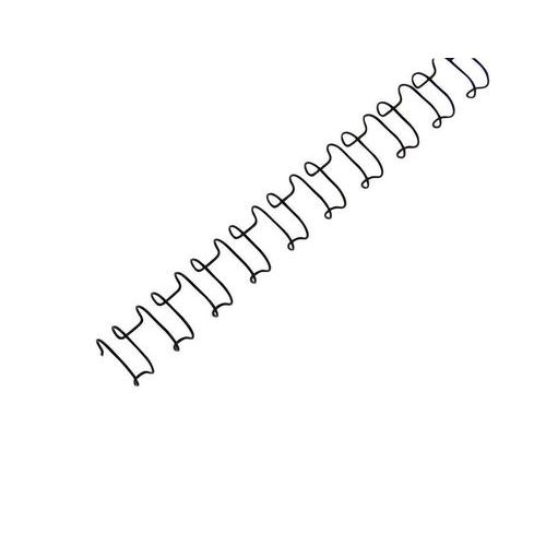 100 Spirali In Metallo 21 Anelli noir,