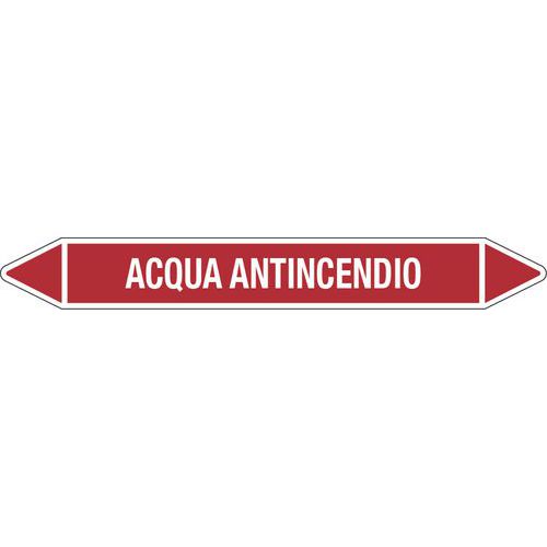 CART. ADESIVO ACQUA ANTINCENDIO,