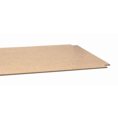 Opzione copertura ripiano in isolegno LxPxSP= 1.500x300x2,5 mm,