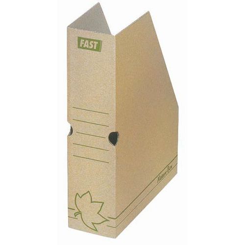 Lotto di 10 Porta-Riviste Nature Line in cartone,