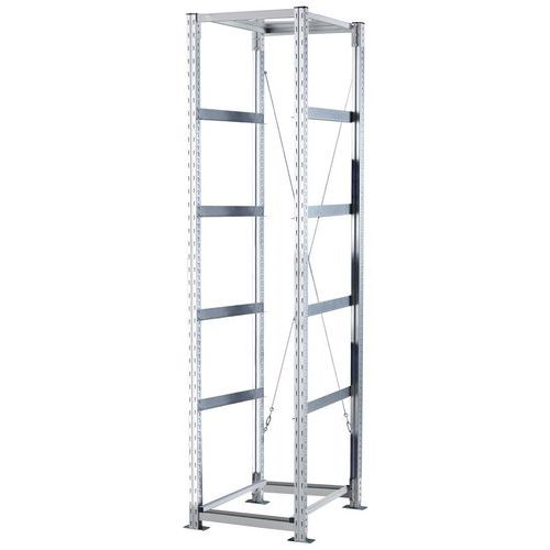 Scaffalatura cont. elem. part. 5 liv. 400 x 300 x 2.000 mm,
