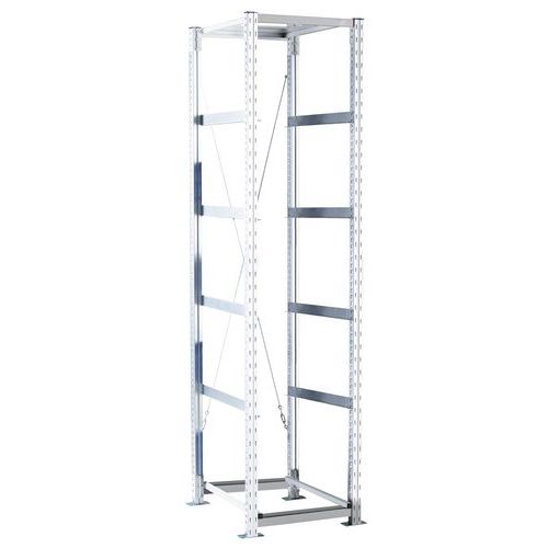 Scaffalatura cont. elem. succ. 5 liv. 400 x 300 x 2.000 mm,