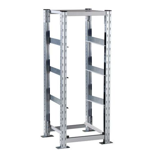 Scaffalatura cont. elem. part. 3 liv. 400 x 300 x 1.000 mm,