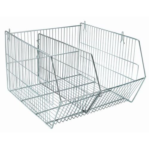 Cestino Impilabile In Filo D'Acciaio, 480X 500 mm,